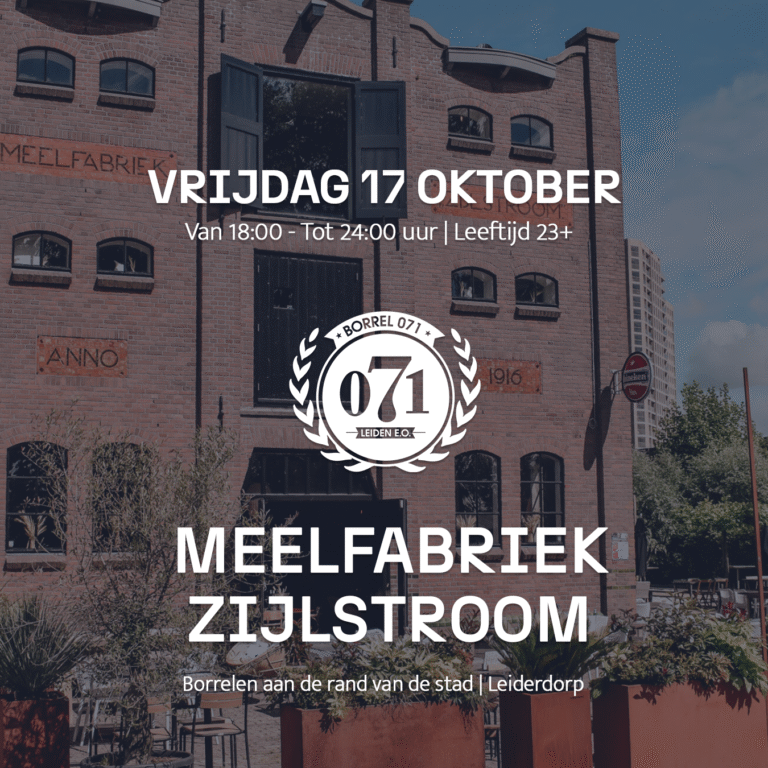 Borrel071 Meelfabriek Zijlstroom 17 oktober 2025
